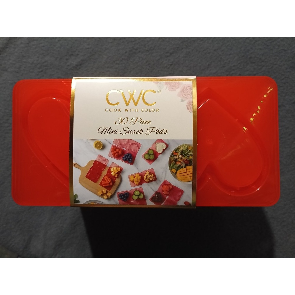 CWC COOK WITH COLOR 30 Piece Mini Snack Pods Food Storage Set